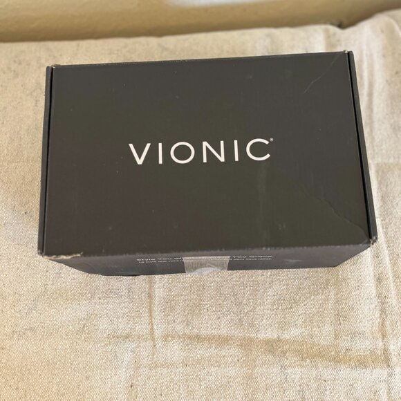 Vionic Woman's Black Cheryl Nappa leather Shoes Sz 8.5 W - Picture 6 of 9